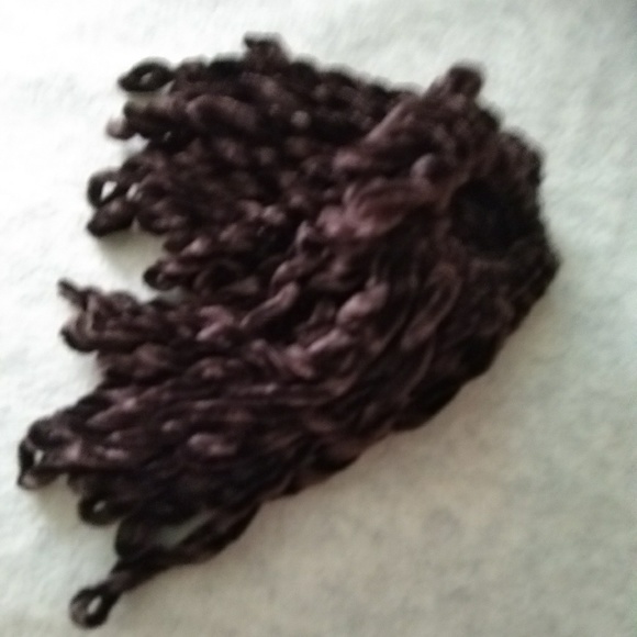 Purple scrunchies set of 3 - Picture 4 of 5